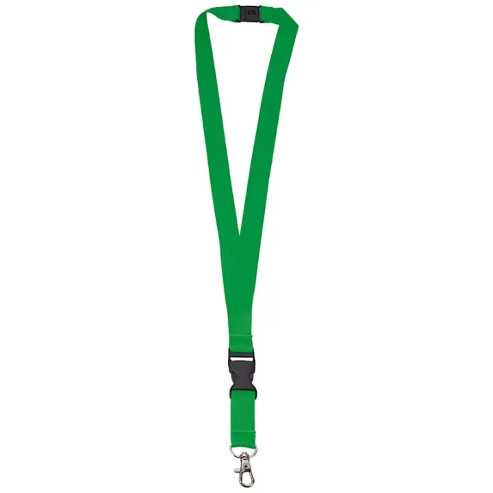 Polyester lanyard 20mm with buckle and hook - LT90879 (N9003)